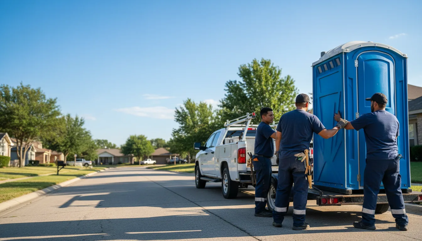 Portable Toilet Rental in Porum, OK near me